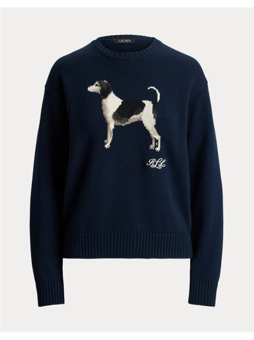 RIEDNEE-LONG SLEEVE-PULLOVER LAUREN RALPH LAUREN | 200P02075001LAUREN NAVY